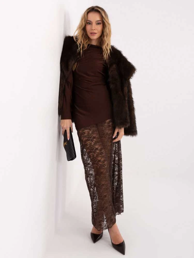 Suknelė Italy Moda Sukienka-MI-SK-3310.63-ruda