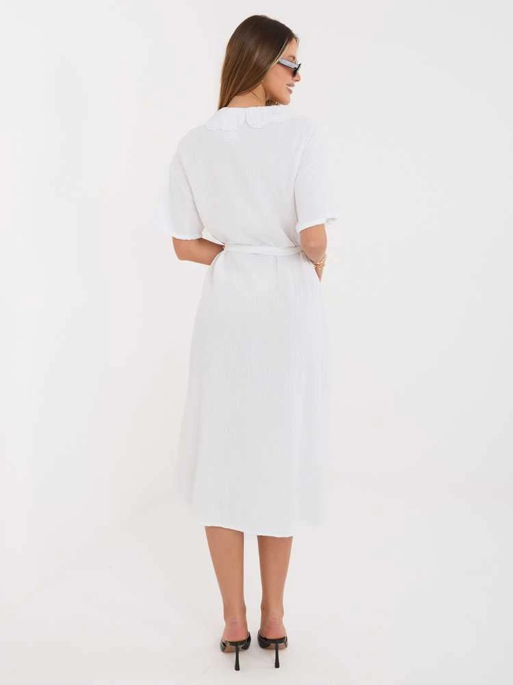 Suknelė Italy Moda Sukienka-MI-SK-3426.91-balta