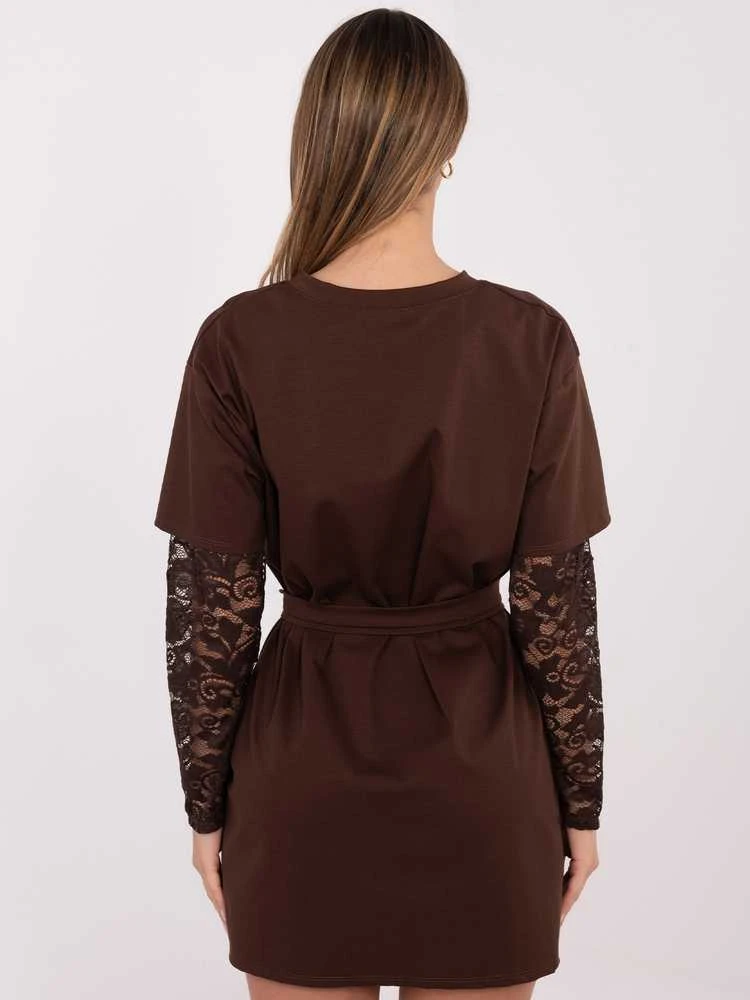 Suknelė Italy Moda Sukienka-MI-SK-4303.62-ruda