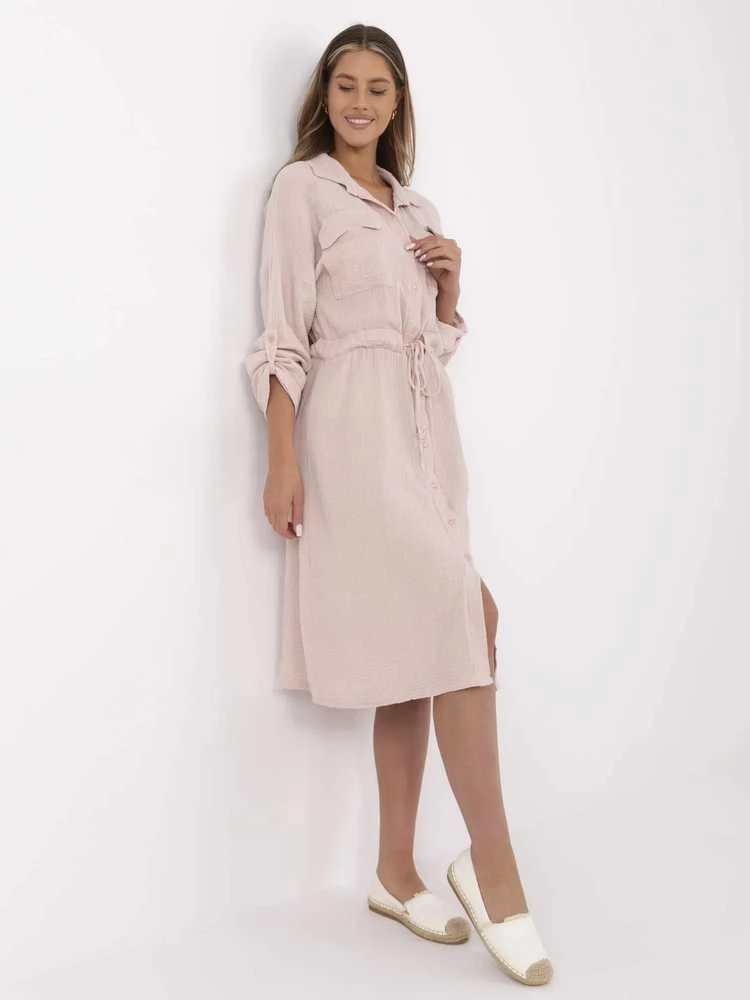 Suknelė Italy Moda Sukienka-MI-SK-91166.73-jasny rožinė