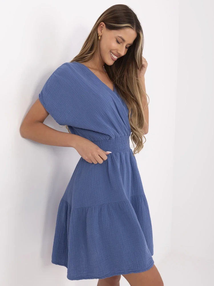 Suknelė Italy Moda Sukienka-MI-SK-92160.00-ciemny mėlyna