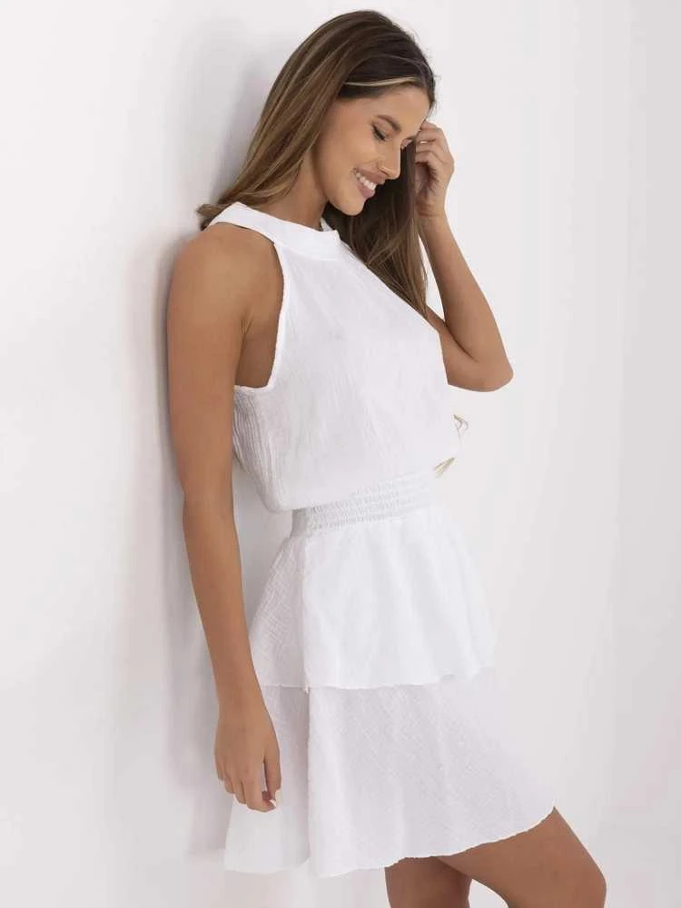 Suknelė Italy Moda Sukienka-MI-SK-92166.71P-balta