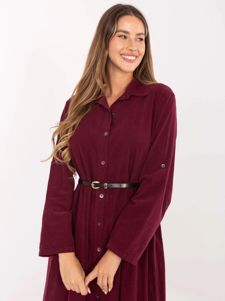 Suknelė Italy Moda Sukienka-MI-SK-92400.17-bordinė