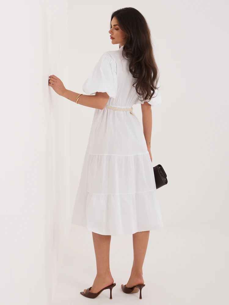 Suknelė Italy Moda Sukienka-MI-SK-92950.90-balta