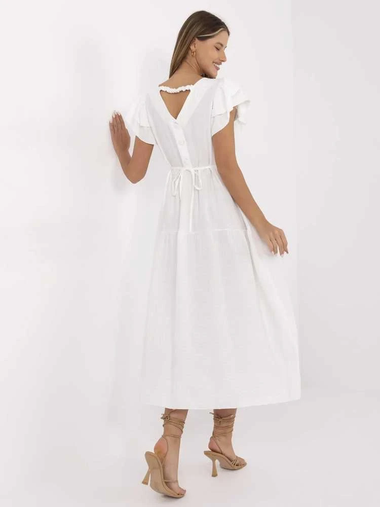 Suknelė Italy Moda Sukienka-MI-SK-A2489.21-ecru