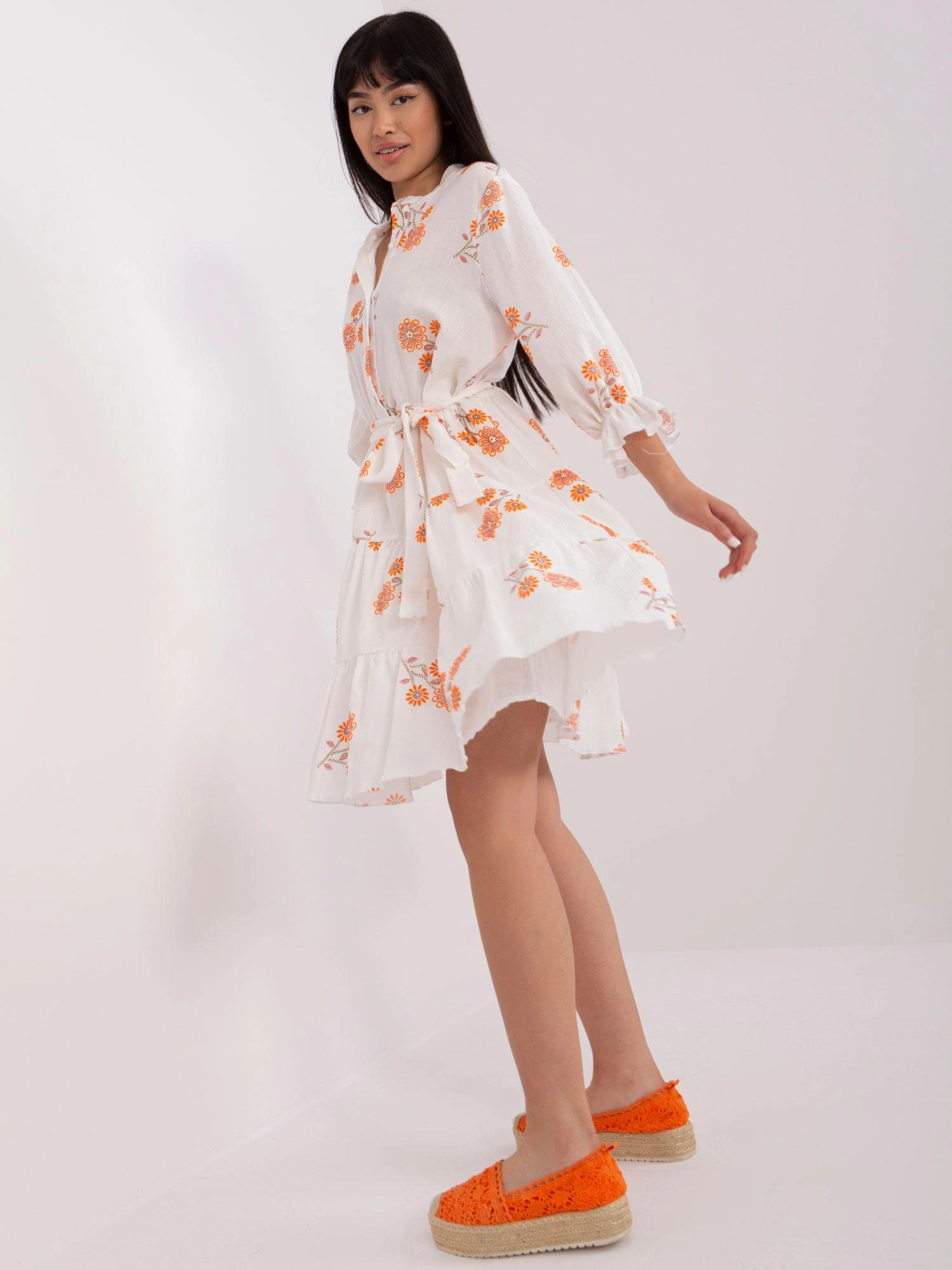 Lakerta Suknelė-LK-SK-509346.85-oranžinė