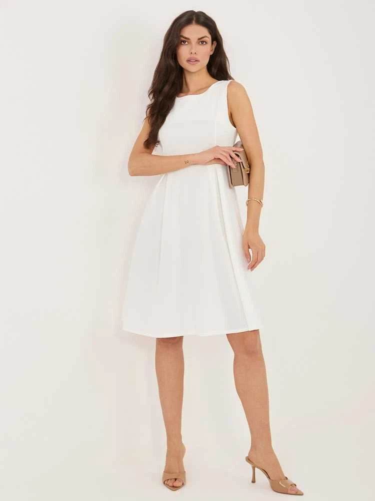 Suknelė Moda Sukienka-MI-SK-A5433.96-ecru