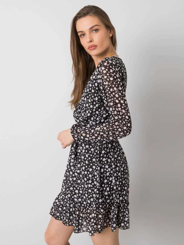 Och Bella Suknelė-TW-SK-BI-26329.20-juoda ir balta