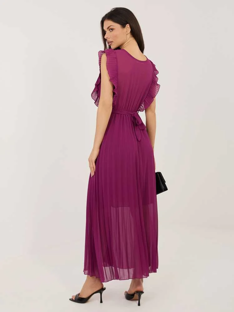 Suknelė Rue Paris Sukienka-IT-SK-13166.60-ciemny violetinė