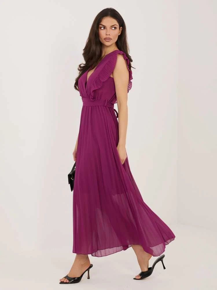 Suknelė Rue Paris Sukienka-IT-SK-13166.60-ciemny violetinė