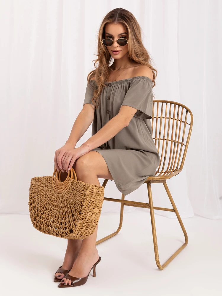 Suknelė Sublevel Sukienka-D73761M30196A-khaki