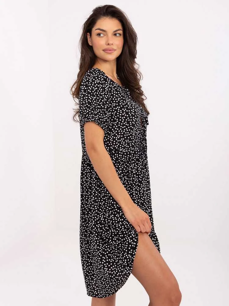 Suknelė Sublevel Sukienka-D73771M30466A-juoda-balta