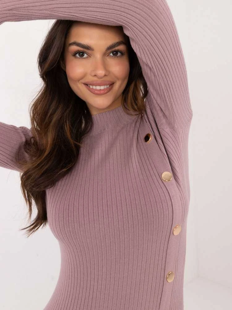 Wool Fashion Italia Suknelė-AT-SK-2345-2,34-šviesiai violetinė