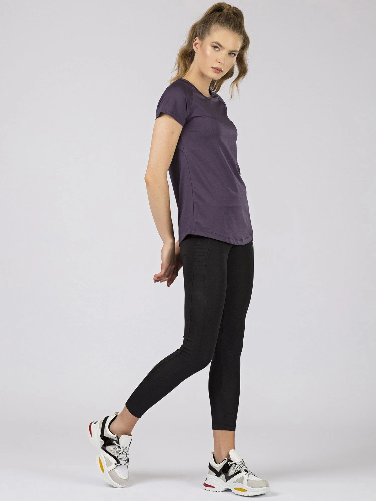 Tommy Life Marškinėliai-298-TS-TL-97101.03X - tamsiai violetinė