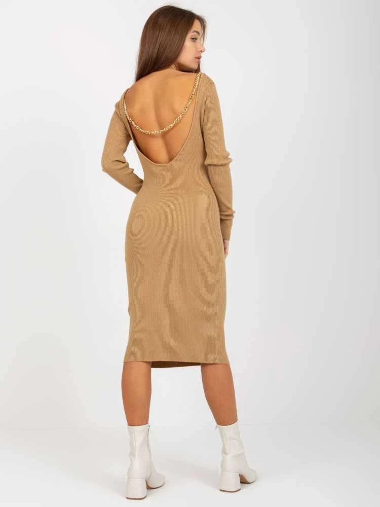 Trendy Ing Suknelė-NM-SK-NG-2307.06X-camel