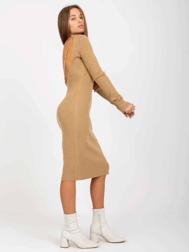 Trendy Ing Suknelė-NM-SK-NG-2307.06X-camel