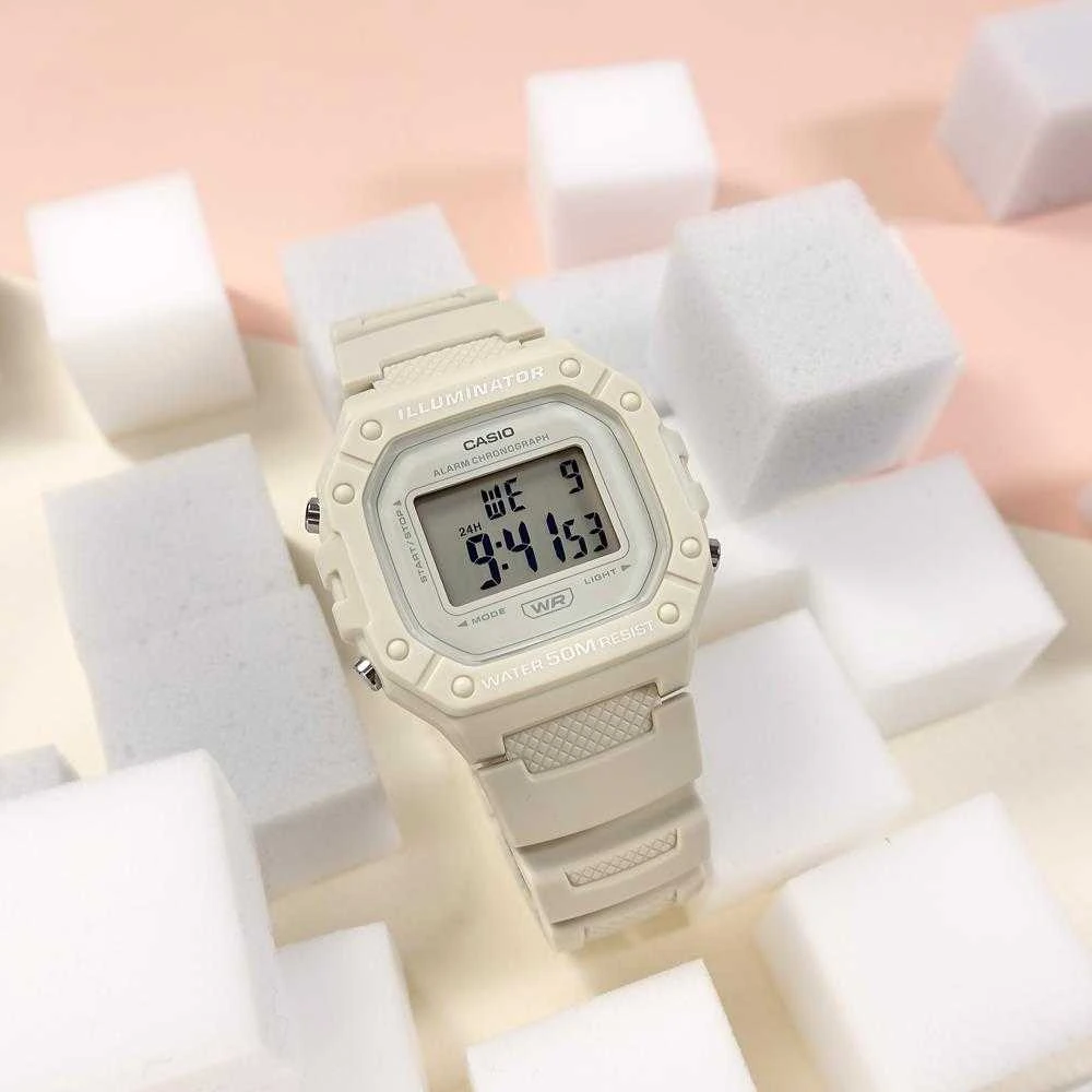 CASIO UNISEX LAIKRODIS W-218HC-8A + BOX (zd208e)