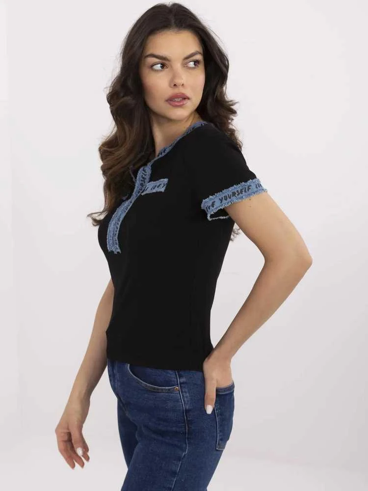 Vinceotto T-shirt-NM-TS-V8295.35-juoda