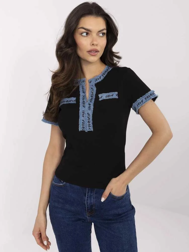 Vinceotto T-shirt-NM-TS-V8295.35-juoda