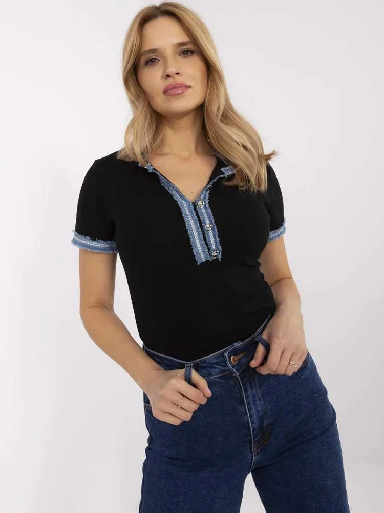 Vinceotto T-shirt-NM-TS-V8319.95-juoda