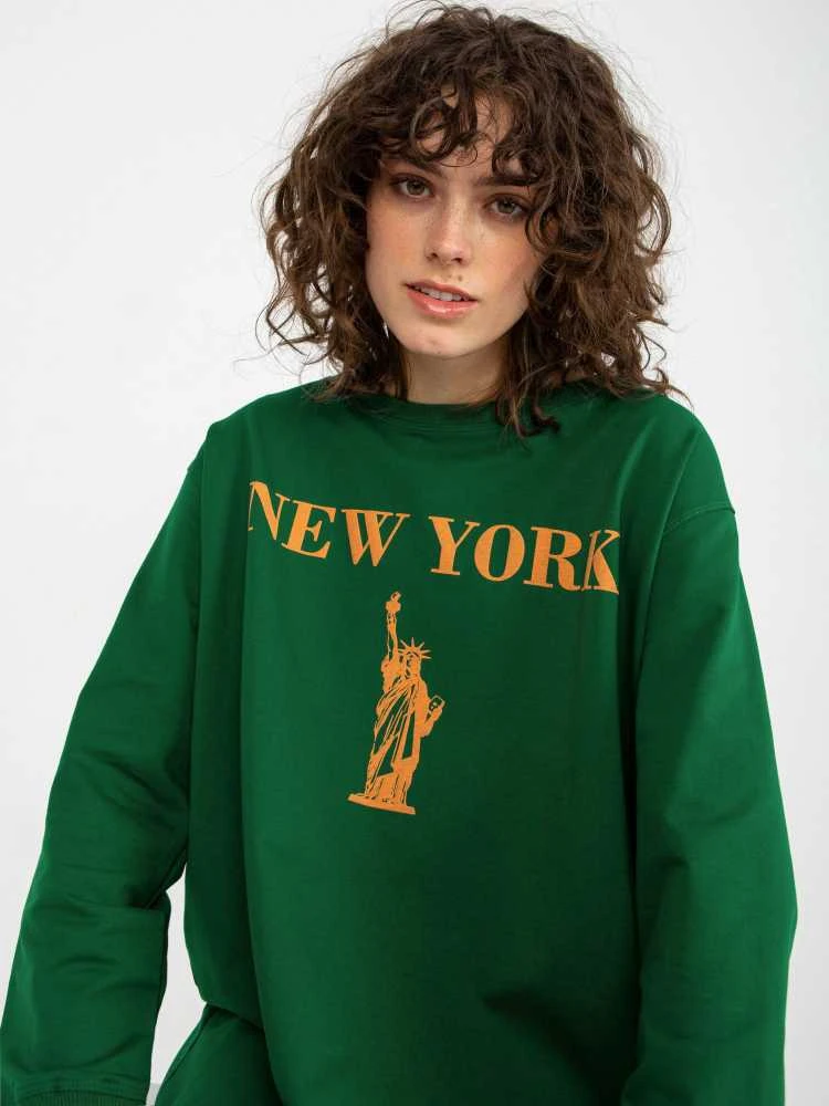 Viton Megztinis-VI-BL-3212.15X-žalia-oranžinė