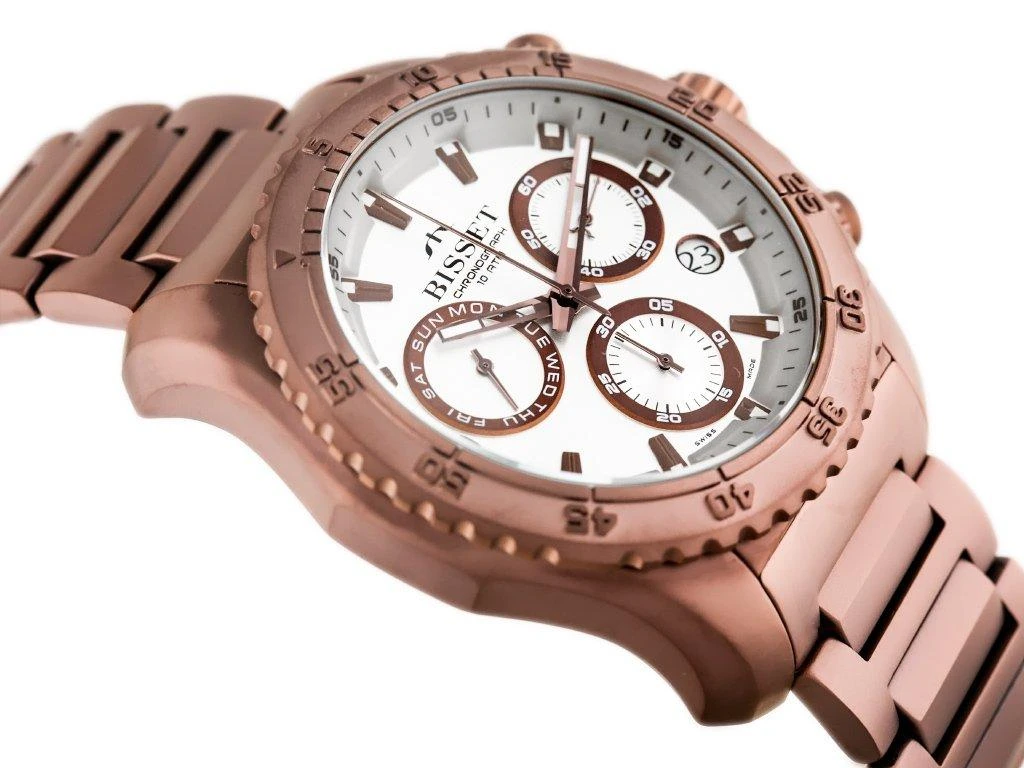 Laikrodis BISSET Titanium Chrono BSDF16VISY10BX