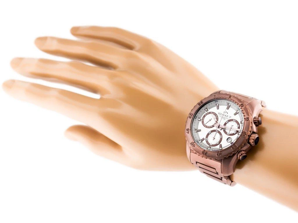 Laikrodis BISSET Titanium Chrono BSDF16VISY10BX