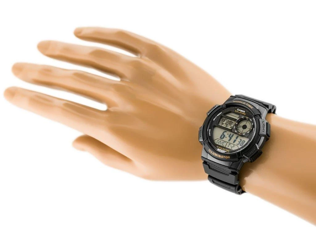 VYRIŠKAS LAIKRODIS CASIO AE-1000W 1AV (zd073a) - WORLD TIME