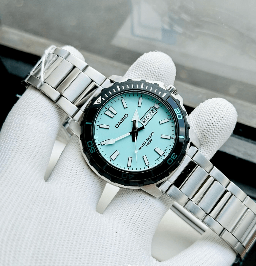 „Casio“ vyriškas laikrodis MTD-125D-2A2 + BOX WR100
