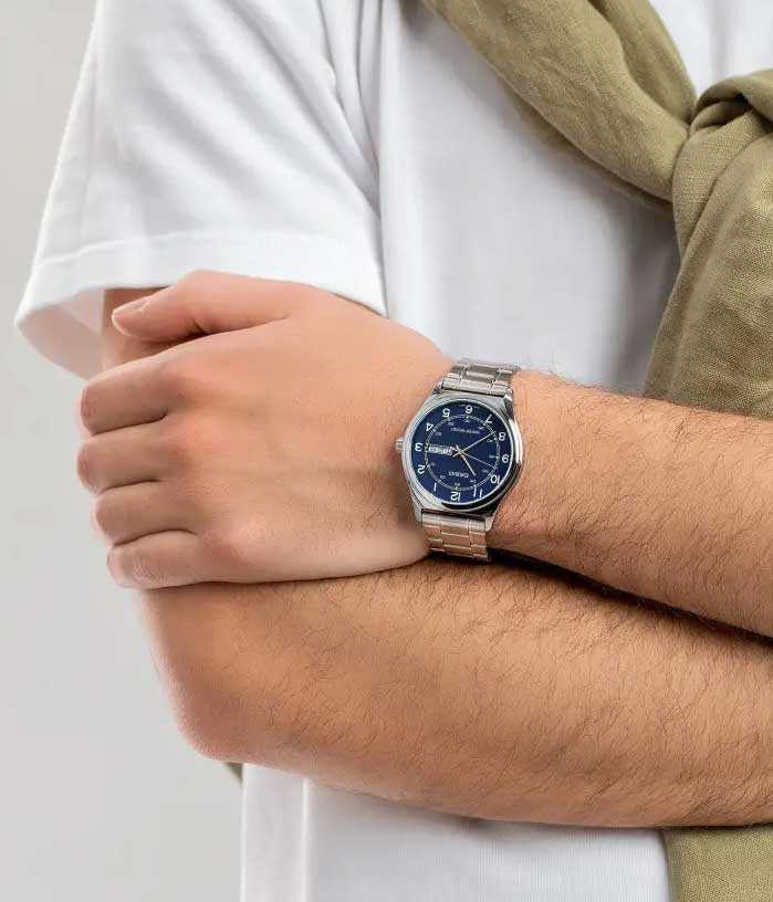 Vyriškas laikrodis Casio Collection MTP-V006D-2B + BOX