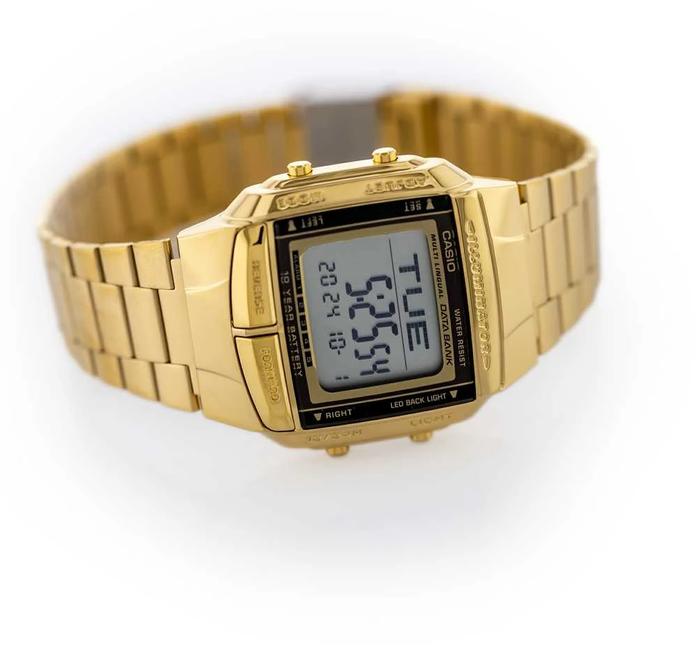 CASIO DATABANK MEN'S WATCH DB-360G-9ADF (zd161b) + BOX