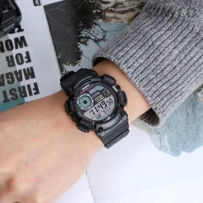 Laikrodis vyrams CASIO Digital Moonphase WS-1500H-1A + BOX
