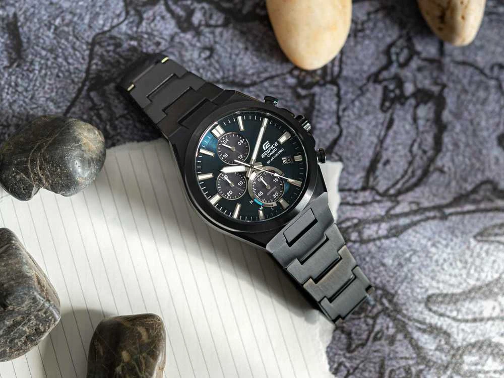 Laikrodis Casio Edifice saulės energija varomas chronografas EFS-S630DC-2AVUEF