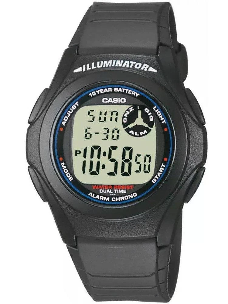 Casio F-200W-1AEF rankinis laikrodis Elektroninis Kištukinis Juoda