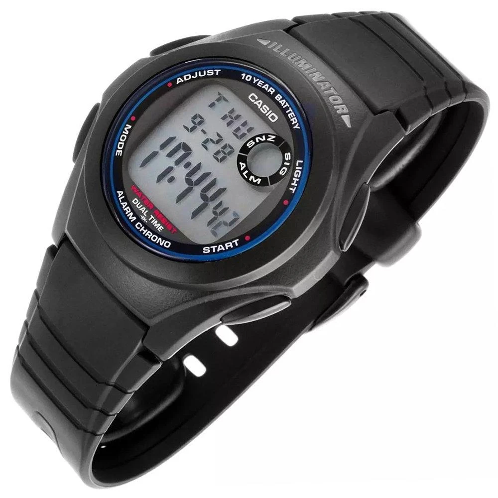 Casio F-200W-1AEF rankinis laikrodis Elektroninis Kištukinis Juoda