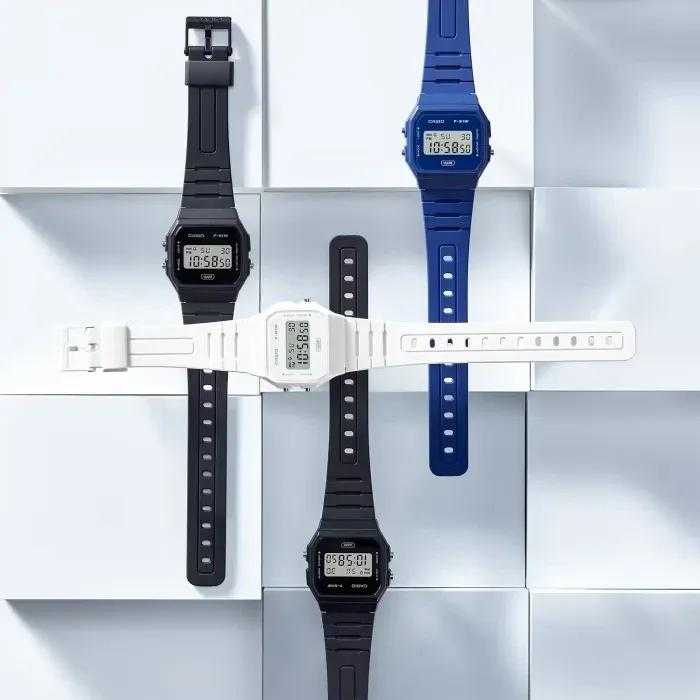 Laikrodis CASIO MEN'S WATCH F-91WB-1ADF + BOX