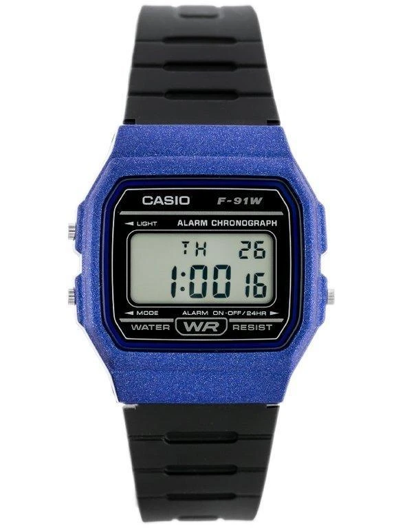Laikrodis Casio F-91WM-2A, Mėlynas