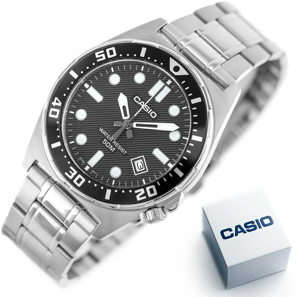Casio MTD-135D-1A vyriškas laikrodis + dėžutė