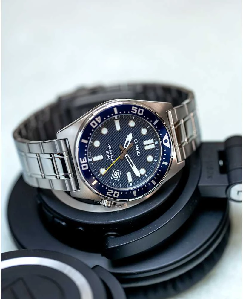 Casio MTD-135D-2A vyriškas laikrodis + dėžutė
