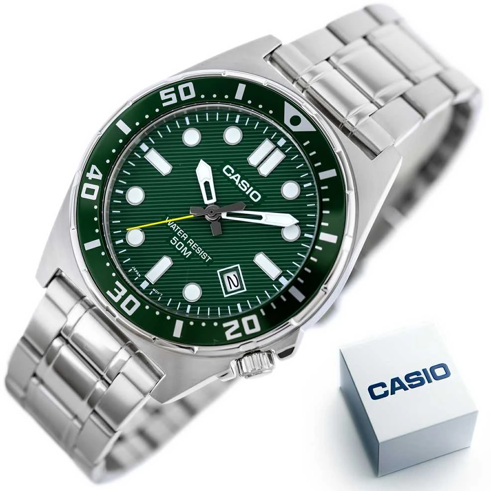 Casio MTD-135D-3A vyriškas laikrodis + dėžutė