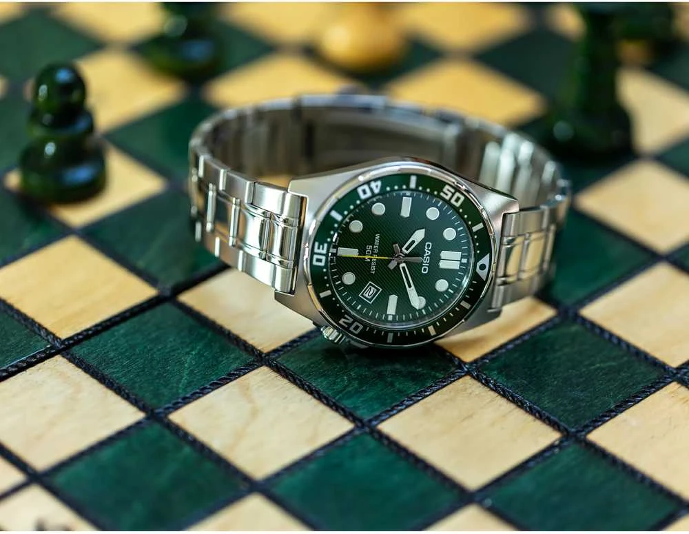 Casio MTD-135D-3A vyriškas laikrodis + dėžutė