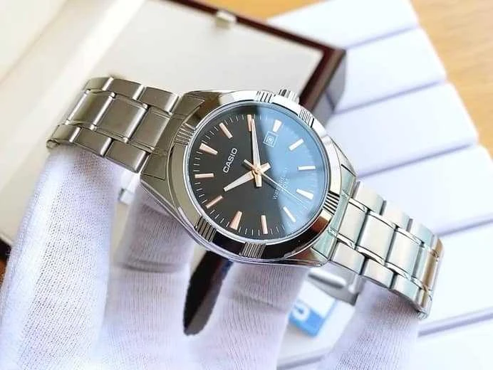 CASIO VYRIŠKAS LAIKRODIS MTP-1308D-1A2 (zd177c) + DĖŽUTĖ