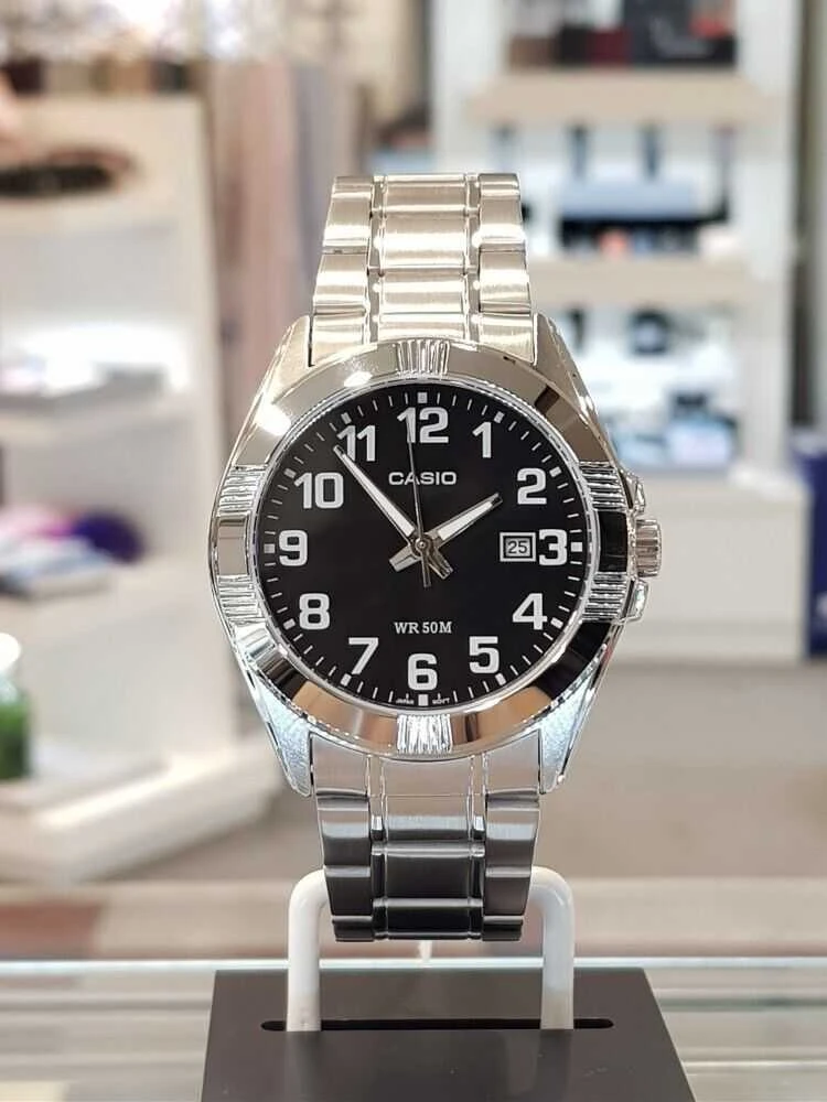 Laikrodis CASIO MTP-1308D-1B MEN'S WATCH (zd177d) + BOX