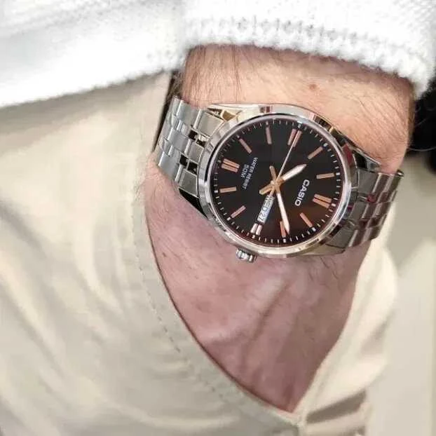 Vyriškas laikrodis CASIO MTP-1335D-1A2VDF (zd026b) + BOX