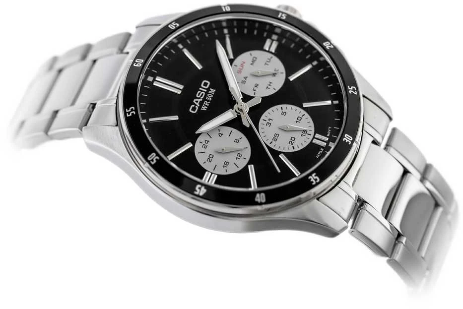 CASIO VYRIŠKAS LAIKRODIS MTP-1374D-1A3 (zd063i) + DĖŽUTĖ