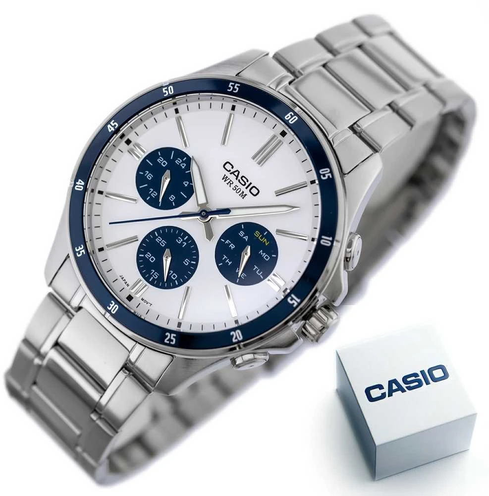 Vyriškas laikrodis CASIO MTP-1374D-7A2 (zd063f) + BOX