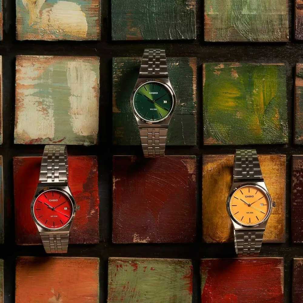 „Casio MTP-B145D-3A“ vyriškas laikrodis + BOX (zd230b)