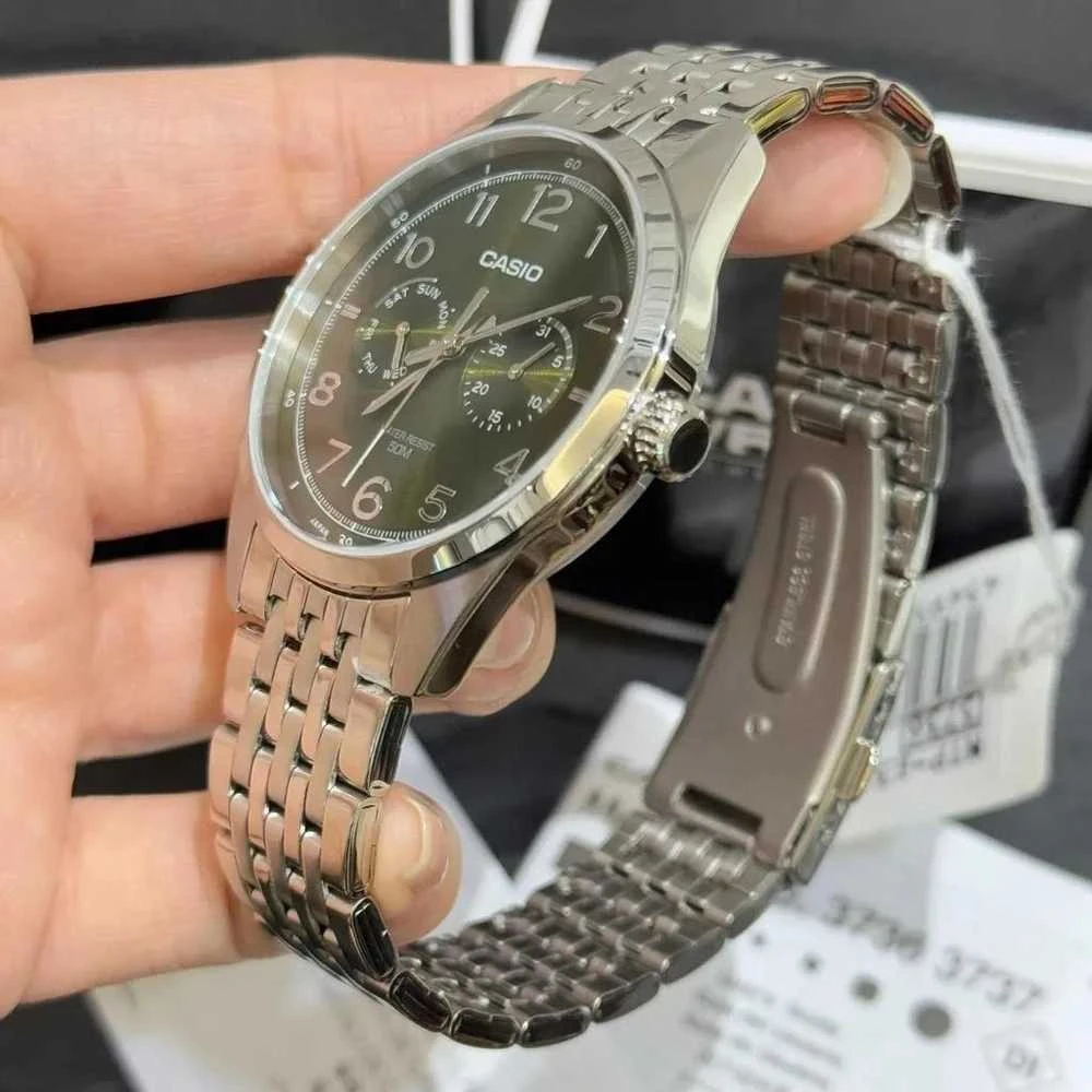 CASIO MTP-E340D-3A VYRIŠKAS LAIKRODIS (zd264c) + DĖŽUTĖ