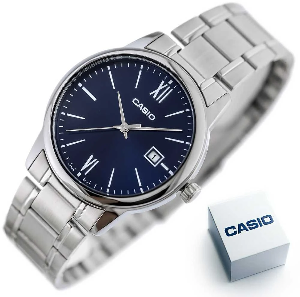 Vyriškas laikrodis CASIO MTP-V002D-2B3 + BOX