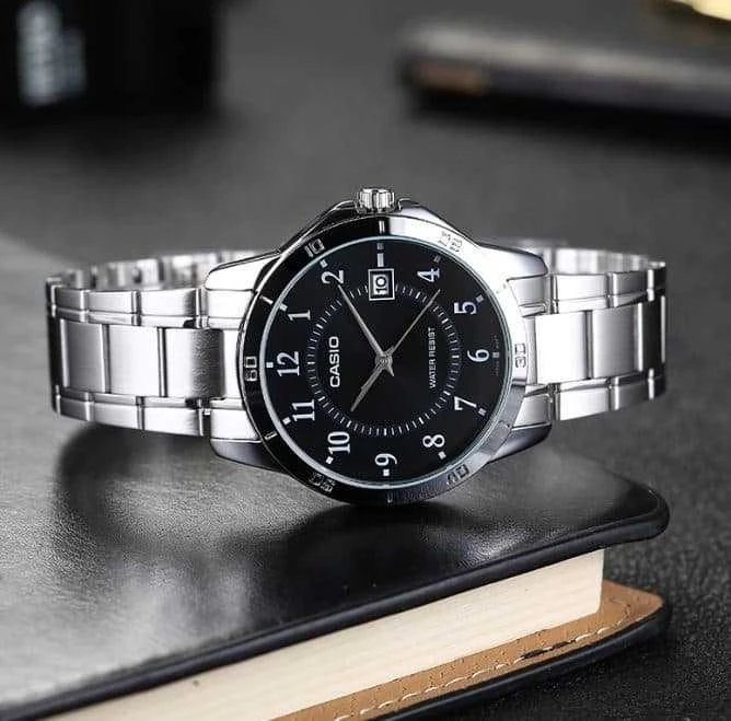Laikrodis CASIO MEN'S WATCH MTP-V004D-1B (zd047d) + BOX